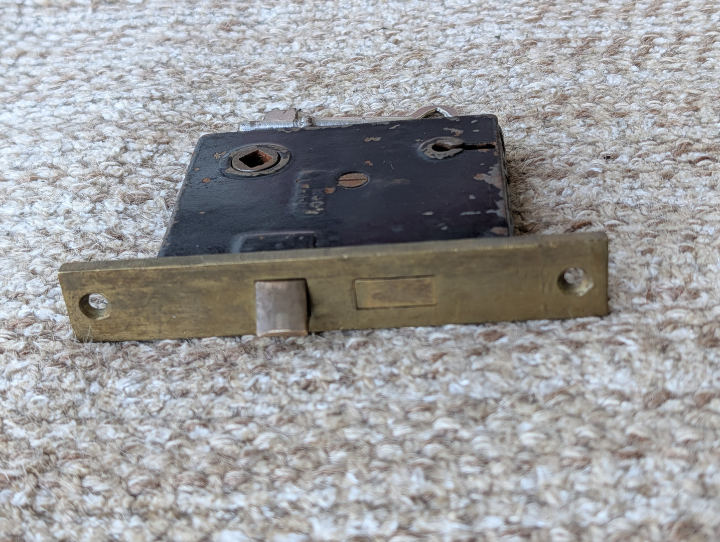 Antique Interior Norwalk Mortise Lock Door Hardware #9420 With Key
