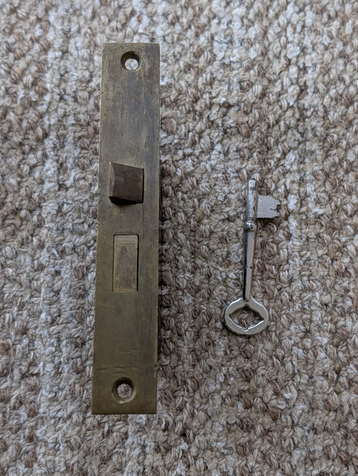 Antique Interior Norwalk Mortise Lock Door Hardware #9420 With Key