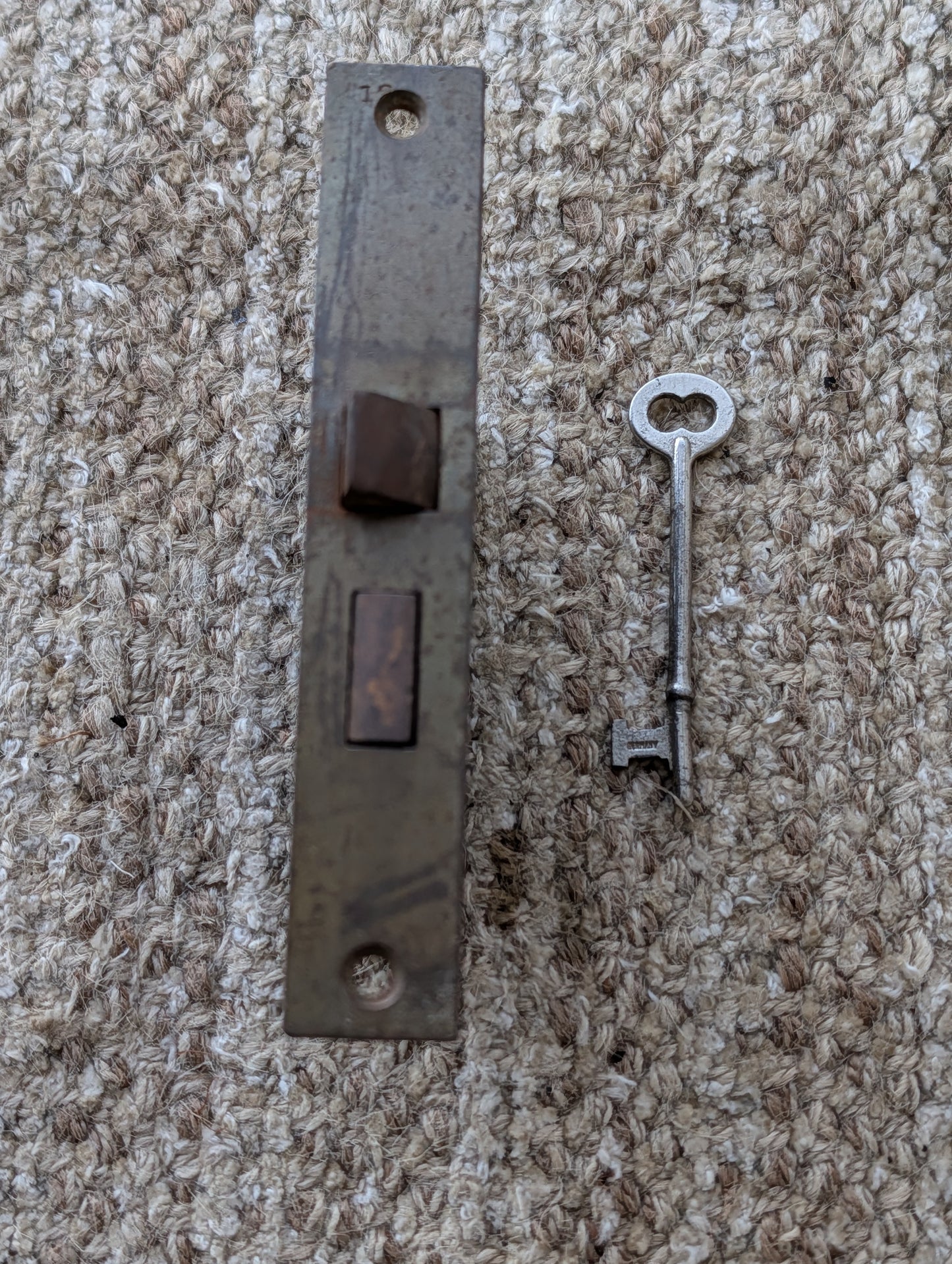 Antique Interior Mortise Lock Door Hardware With Key