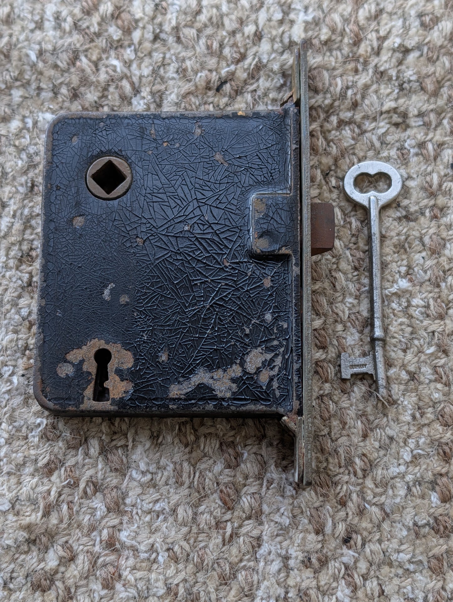 Antique Interior Mortise Lock Door Hardware With Key