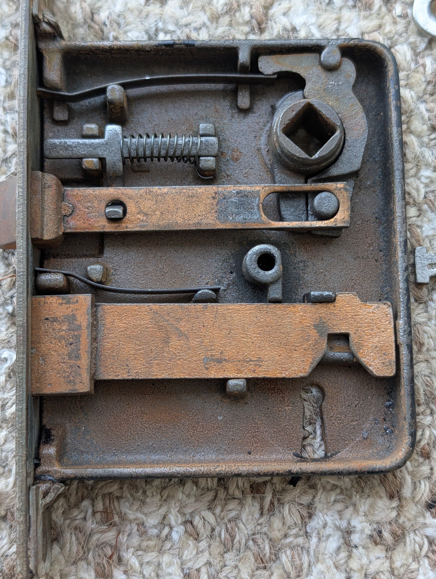 Antique Interior Mortise Lock Door Hardware With Key