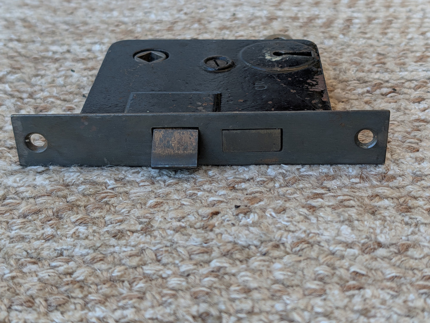 Antique Interior Mortise Lock Door Hardware #0 With Key