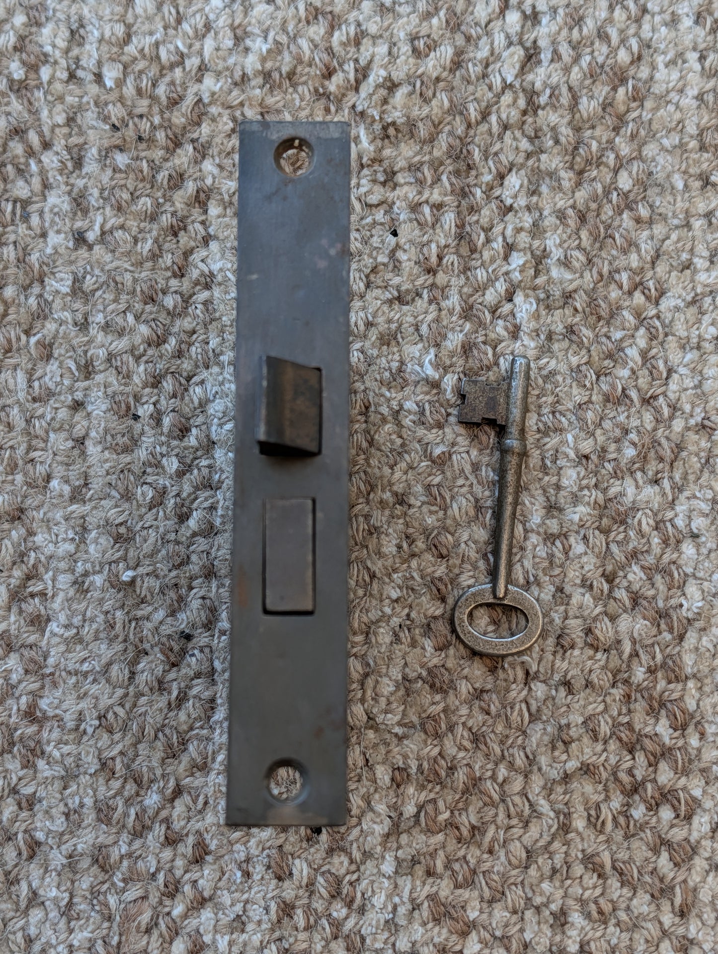 Antique Interior Mortise Lock Door Hardware #0 With Key