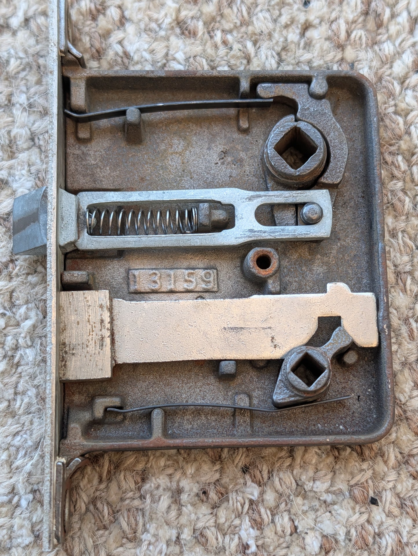 Antique Interior Corbin Passage Mortise Lock Door Hardware #13159