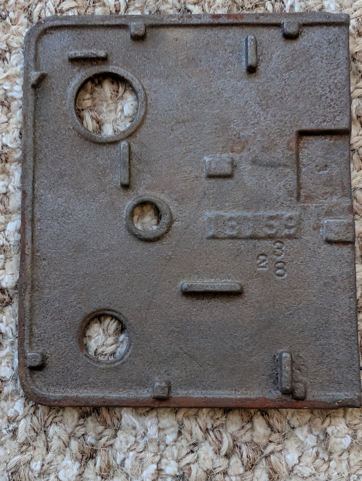 Antique Interior Corbin Passage Mortise Lock Door Hardware #13159