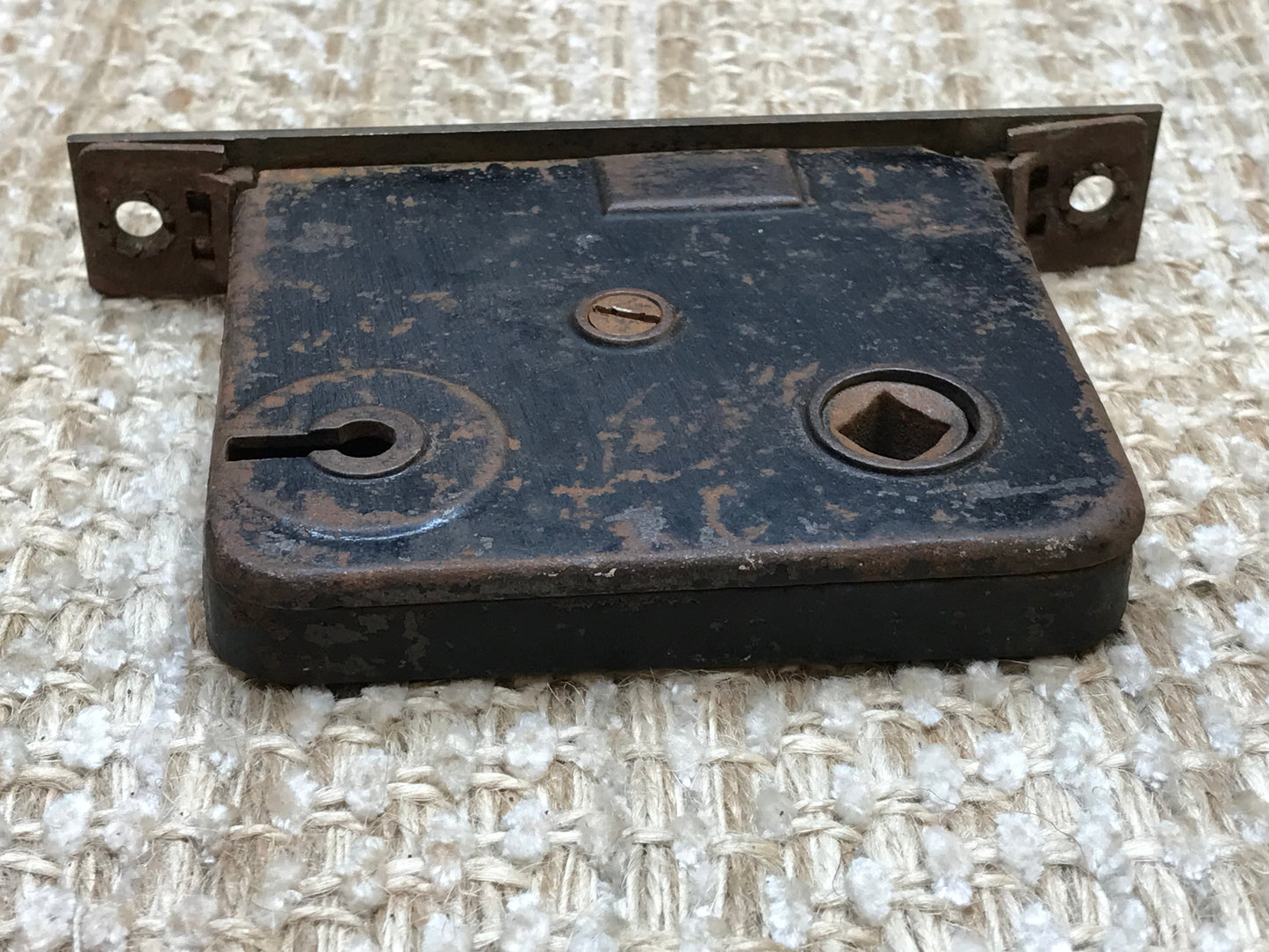 Antique Interior Mortise Lock Door Hardware #13 B With Key