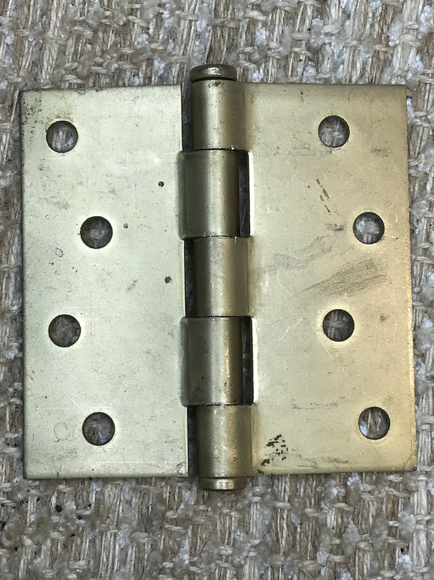 Pair Of 4" x 4" National Steel Butt Door Hinges