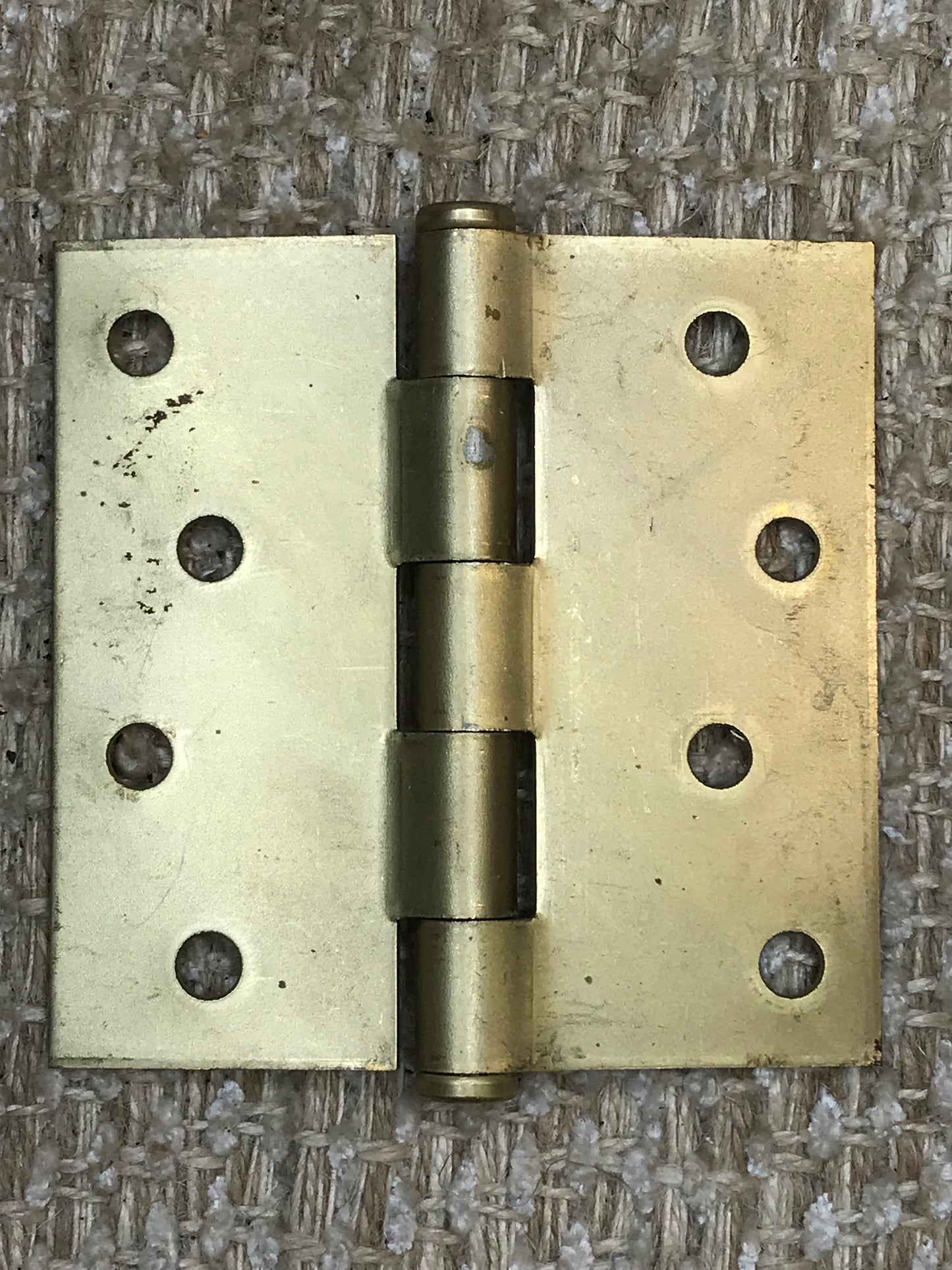 Pair Of 4" x 4" National Steel Butt Door Hinges