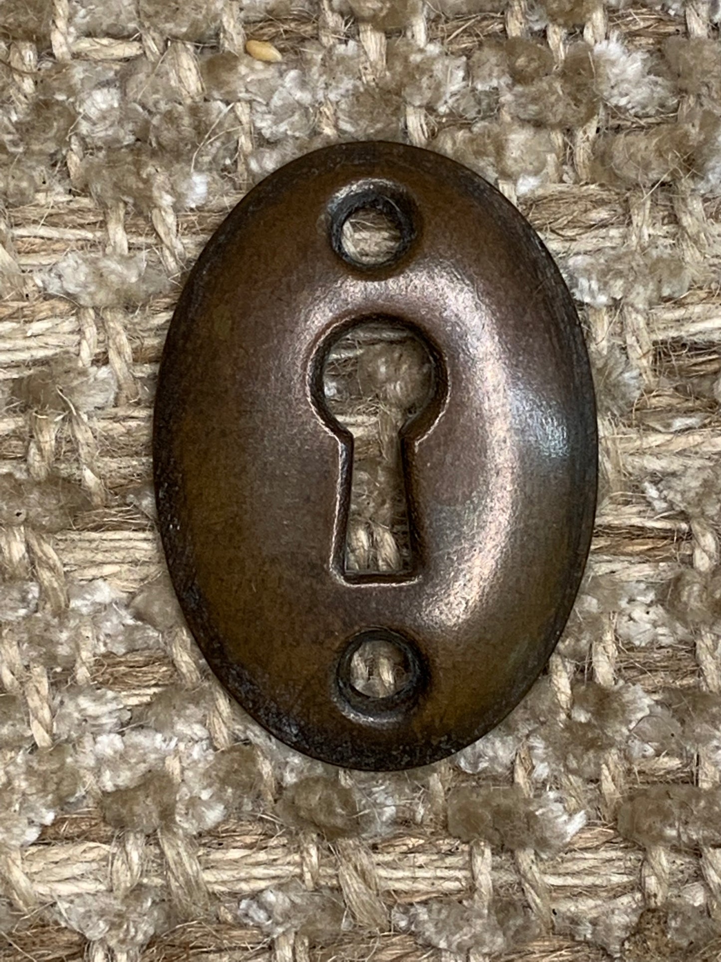 Antique Brass Key Hole Cover Escutcheon