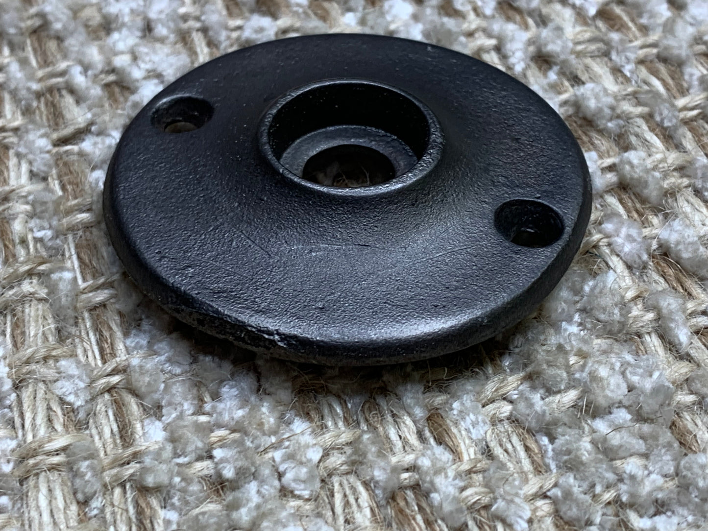 2 3/16" Cast Iron Rosette Escutcheon For Door Knob