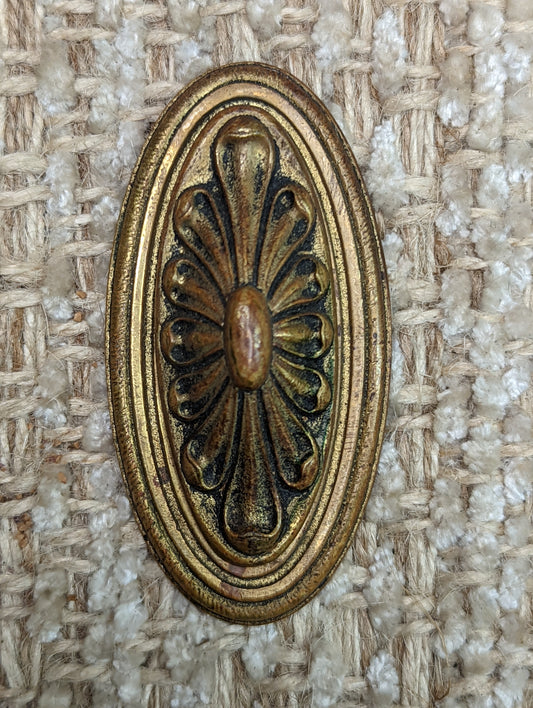 Antique Yale Brass or Bronze Key Hole Cover Escutcheon With Swinging Cover Circa 1899