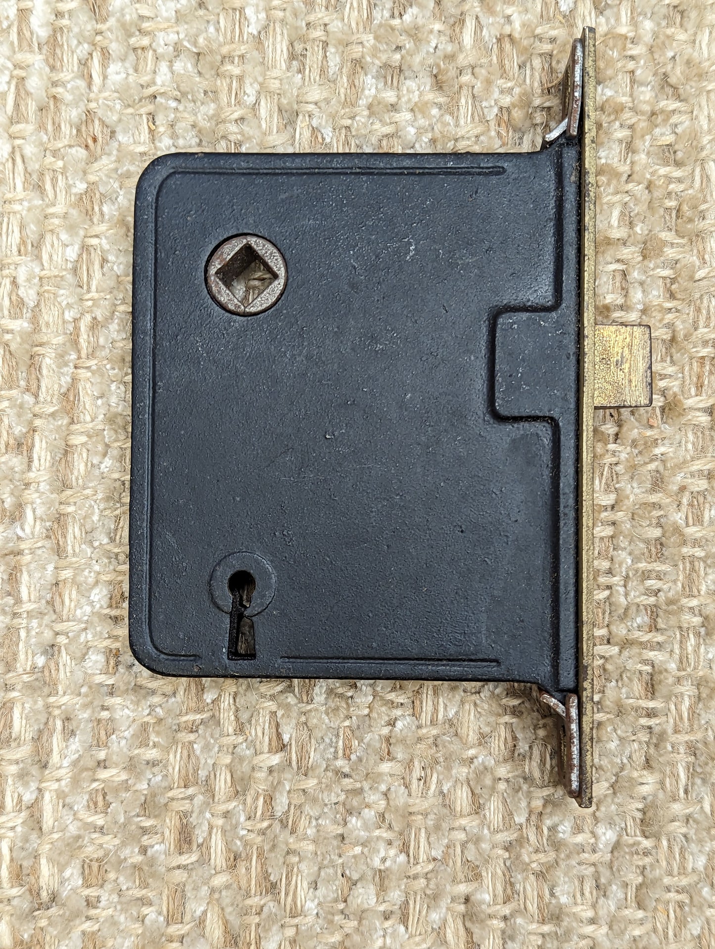 Antique Interior Mortise Lock Door Hardware #10-11-12 With Key