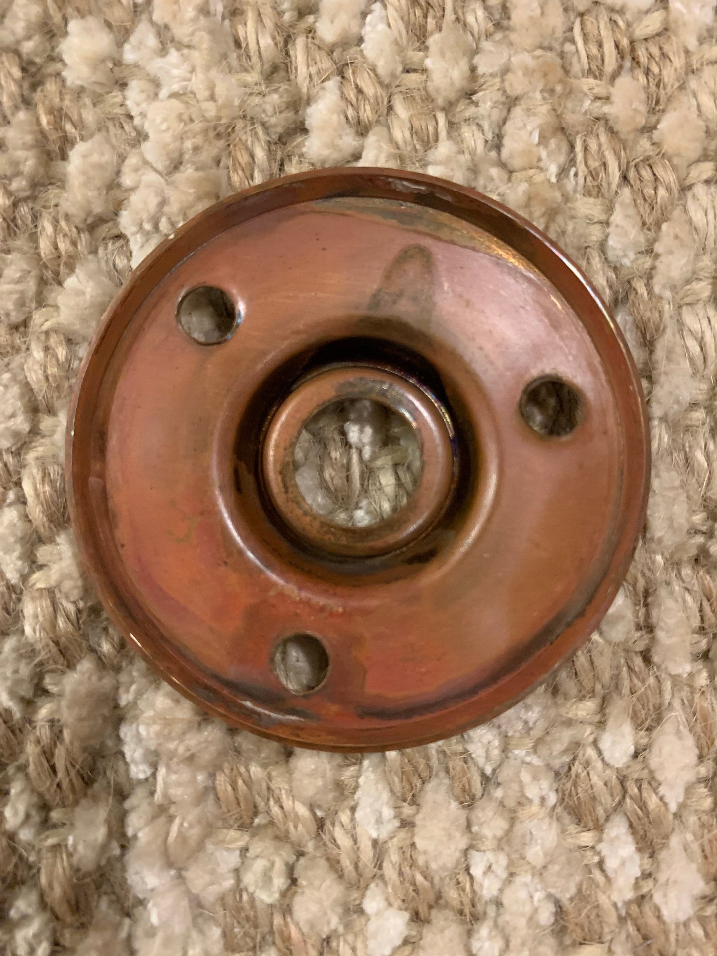 2" Brass or Bronze Rosette Escutcheon For Door Knob