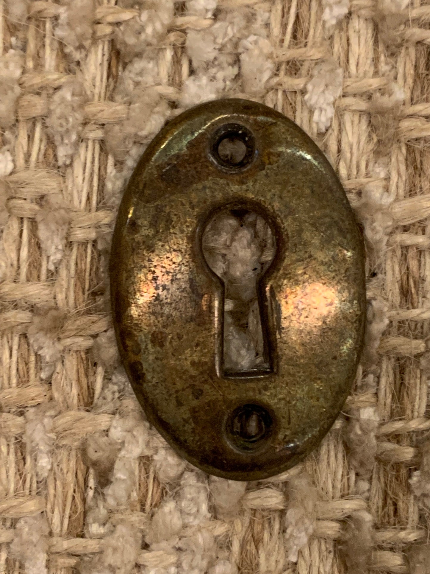 Antique Brass Key Hole Cover Escutcheon