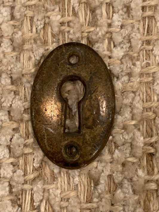 Antique Brass Key Hole Cover Escutcheon