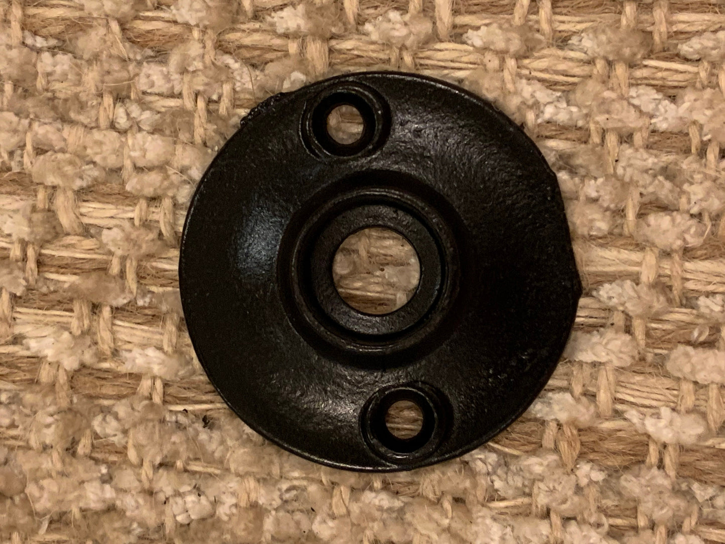 1 15/16" Antique Cast Iron Rosette Escutcheon For Door Knob