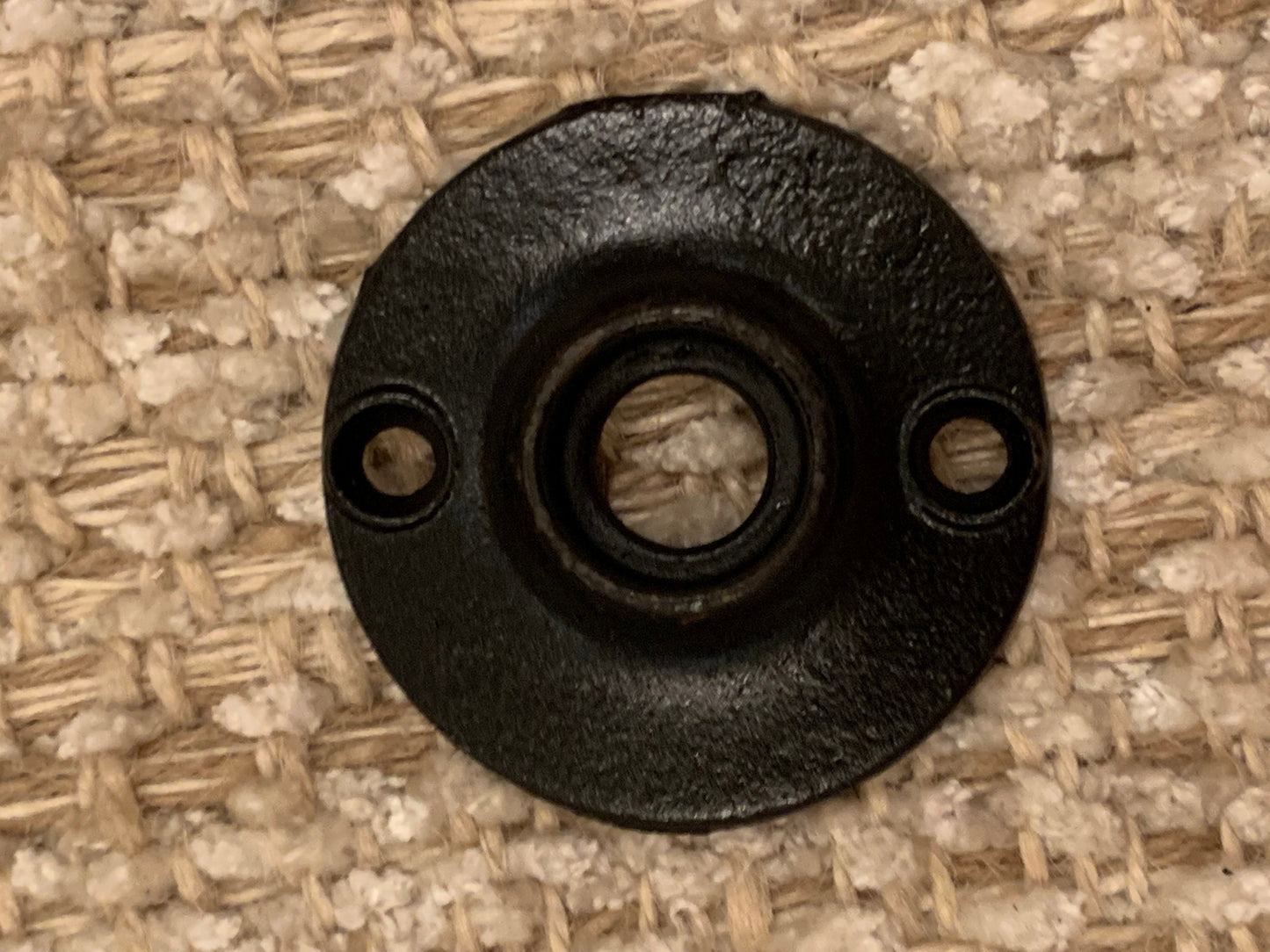 1 15/16" Antique Cast Iron Rosette Escutcheon For Door Knob