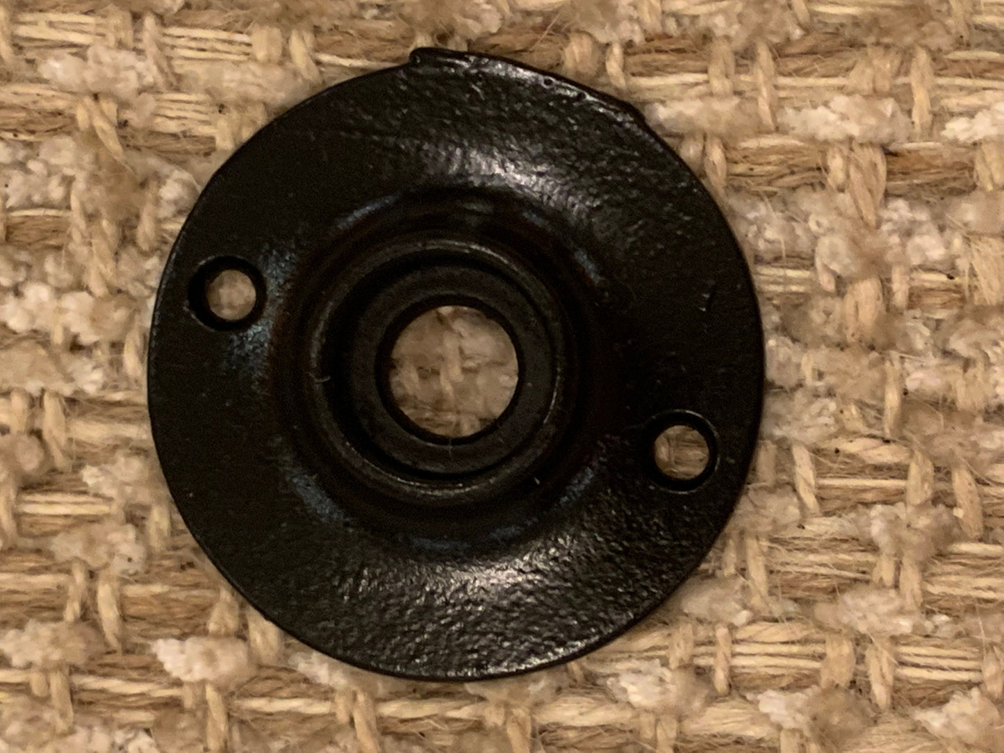 1 15/16" Antique Cast Iron Rosette Escutcheon For Door Knob