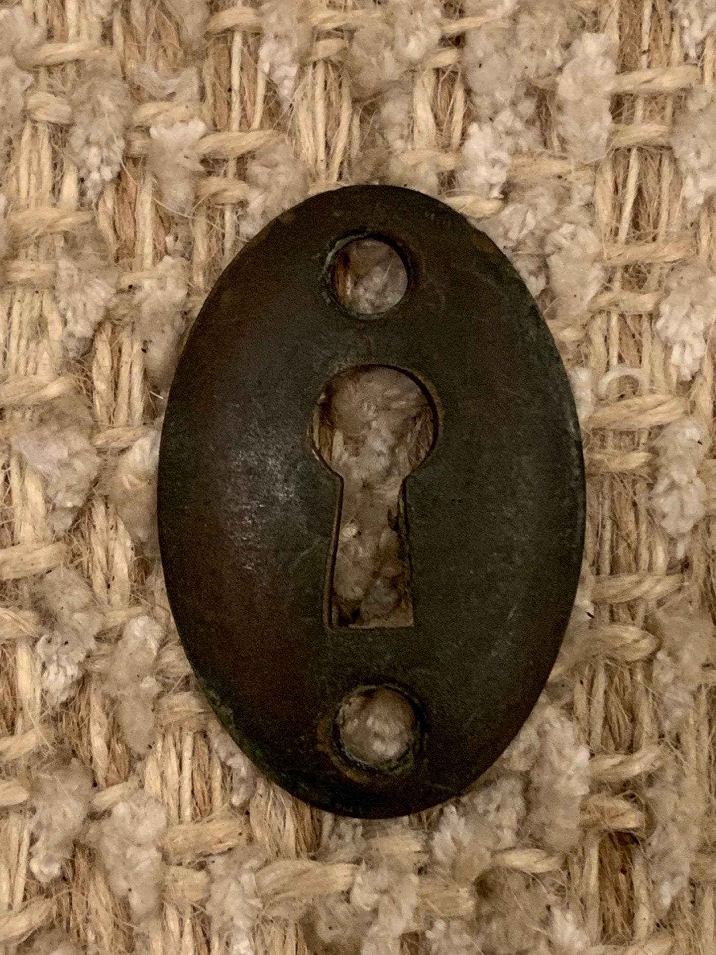 Antique Brass Key Hole Cover Escutcheon