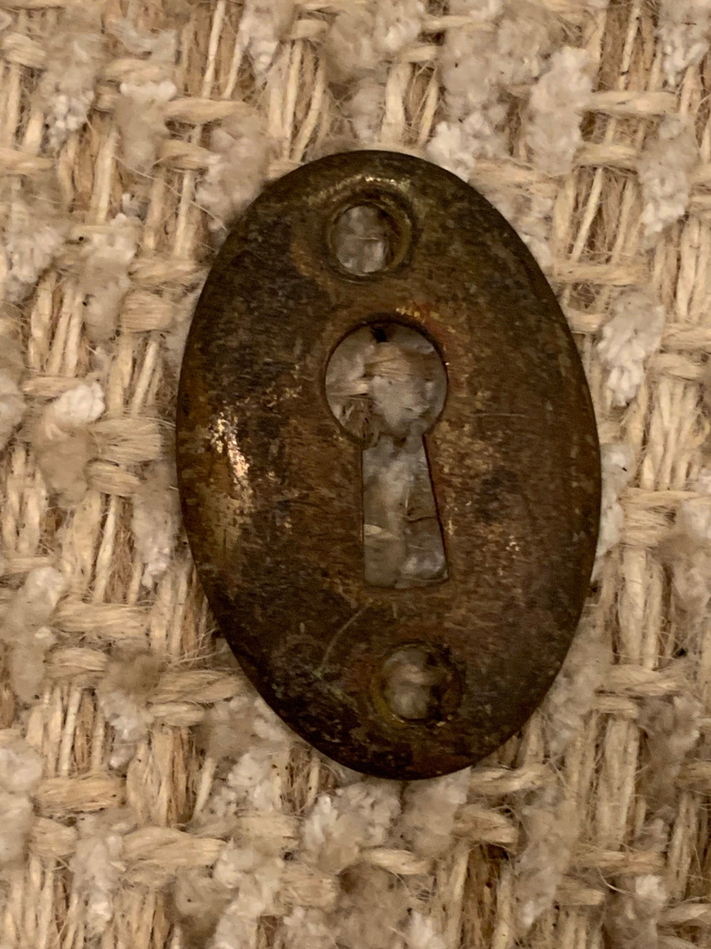 Antique Brass Key Hole Cover Escutcheon