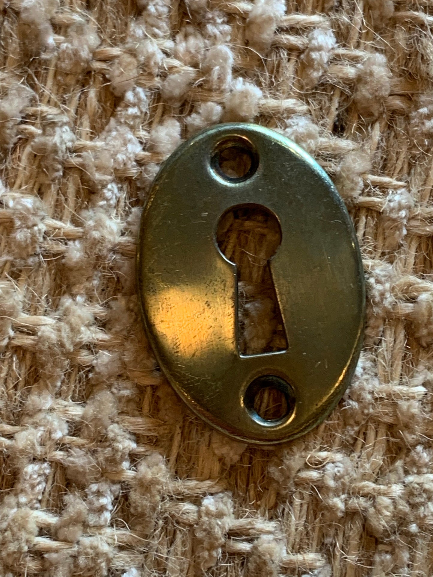 Antique Brass Key Hole Cover Escutcheon