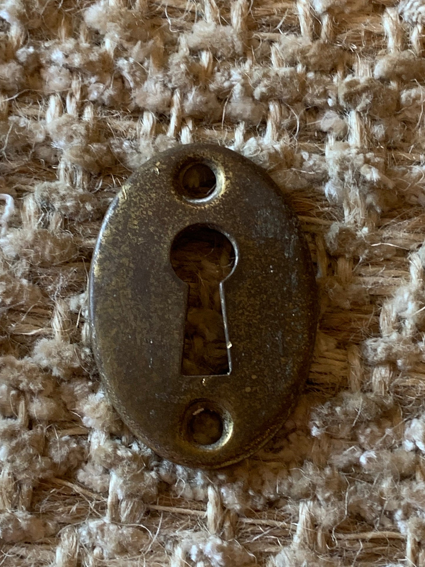 Antique Brass Key Hole Cover Escutcheon