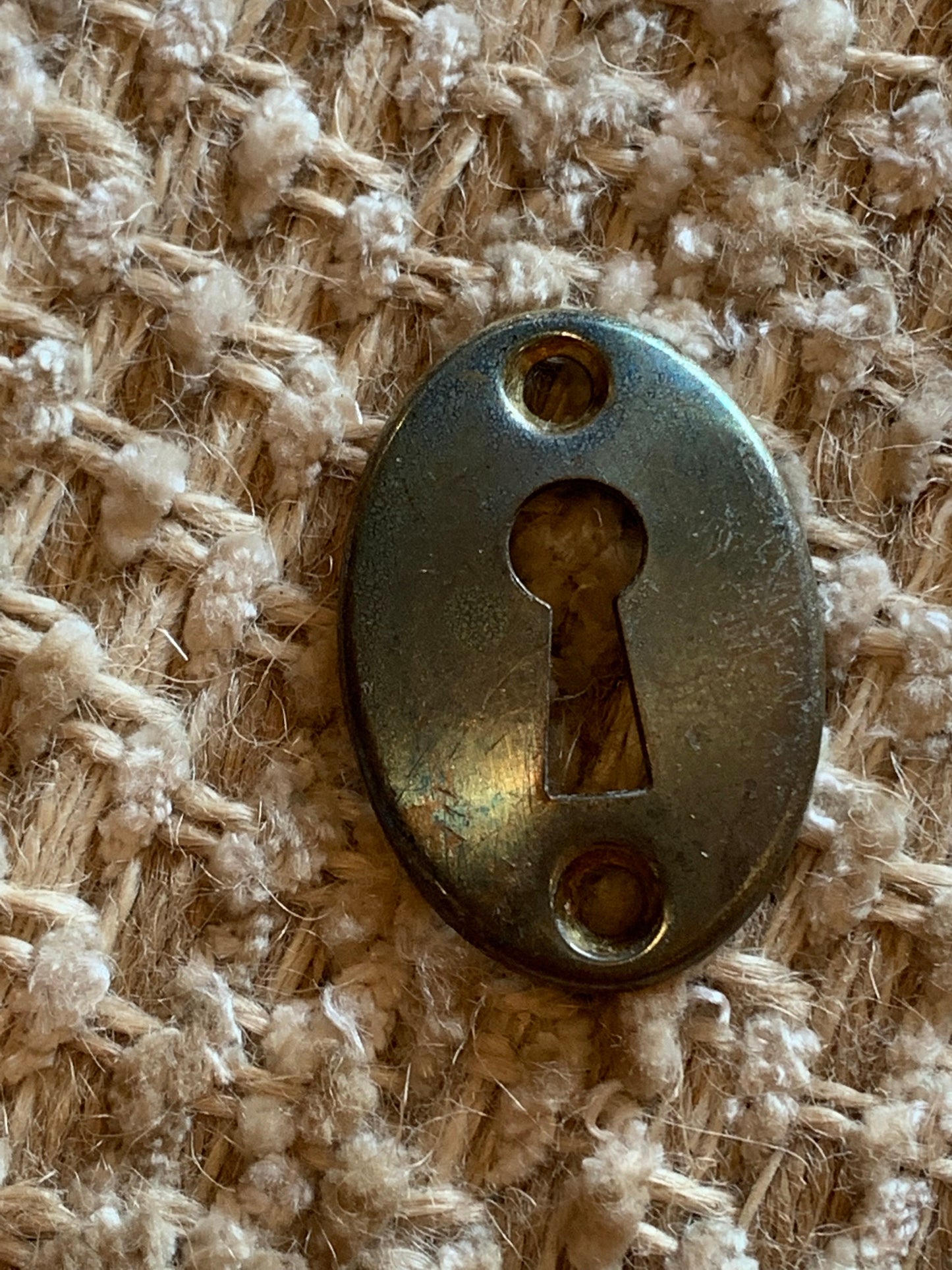 Antique Brass Key Hole Cover Escutcheon