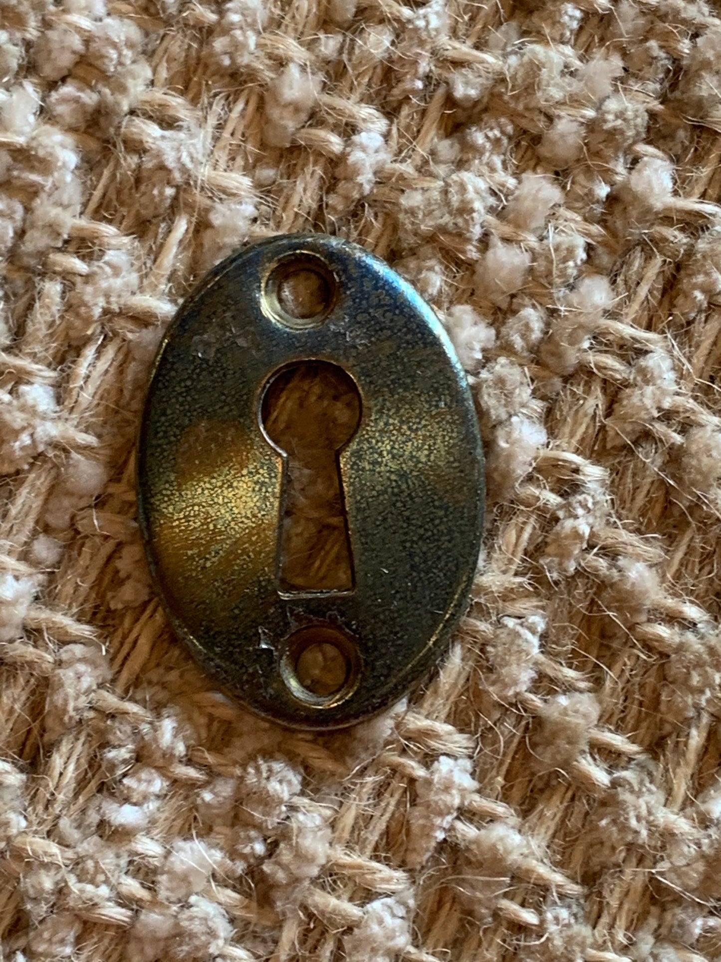 Antique Brass Key Hole Cover Escutcheon