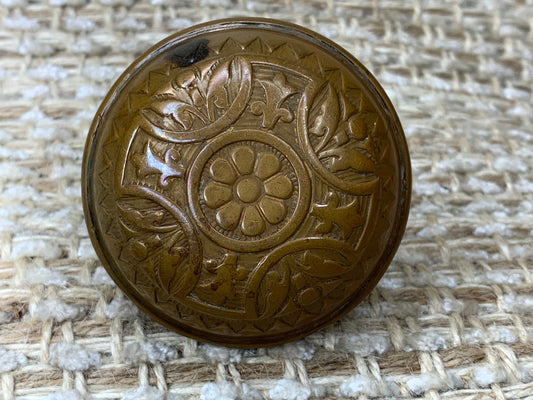 2 1/4" Antique  Sargent & Co. Brass Door Knob Circa 1890