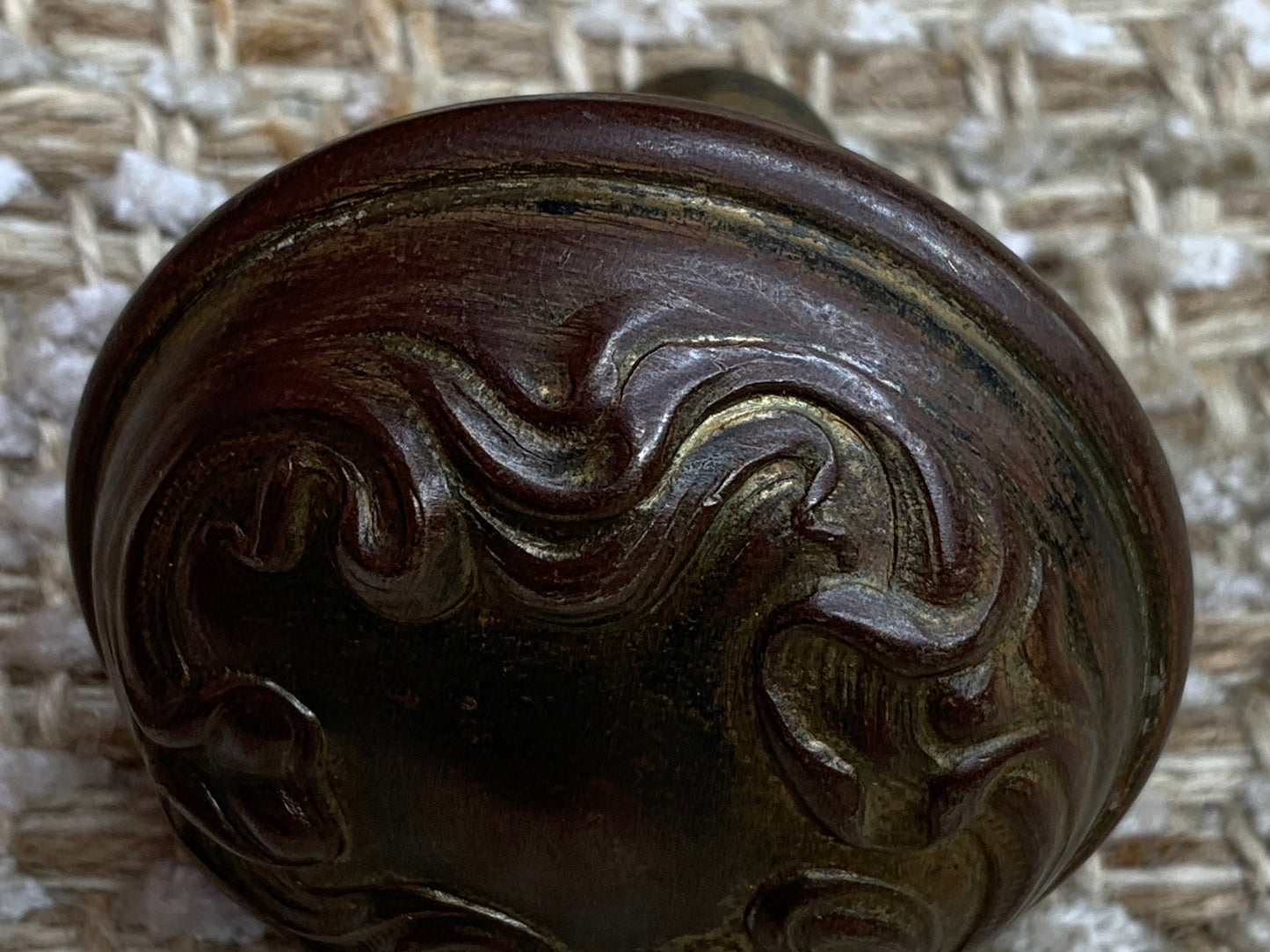 2 1/4" Antique Sargent & Co. "Alby"  Stamped Steel Door Knob Circa 1901