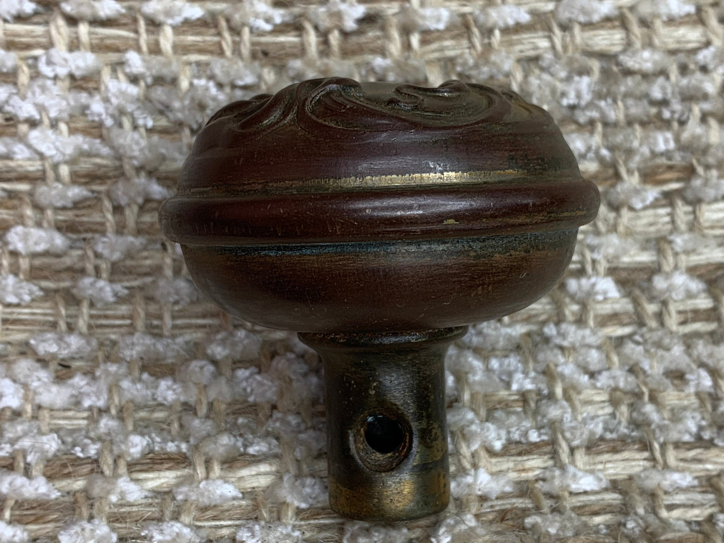 2 1/4" Antique Sargent & Co. "Alby"  Stamped Steel Door Knob Circa 1901