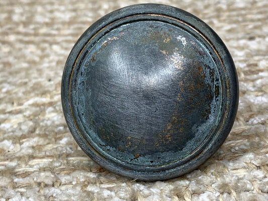 2 1/4" Antique Stamped Steel Door Knob