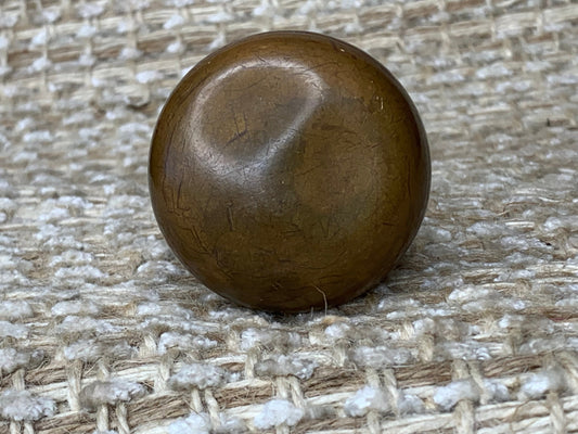 1 3/4" Antique Brass Door Knob With Thumb Turn