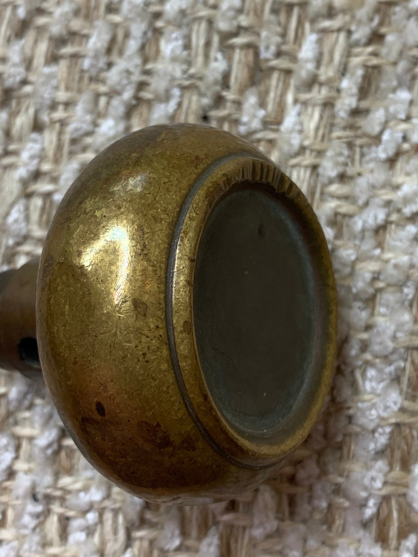 2 1/4" Antique Brass Door Knob