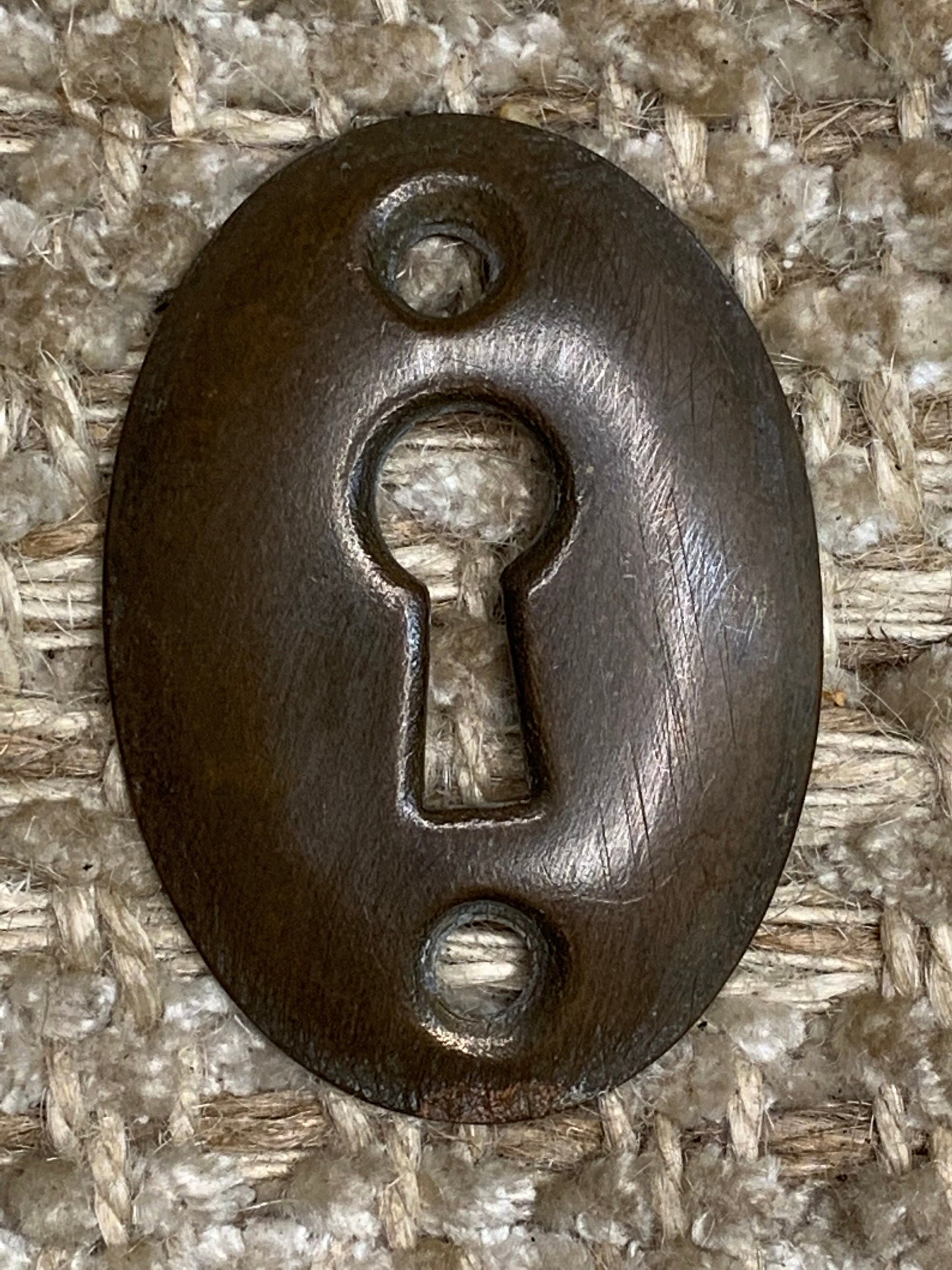 Antique Brass Key Hole Cover Escutcheon