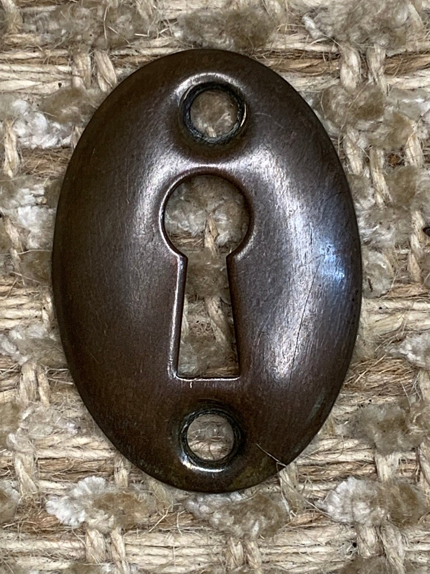 Antique Brass Key Hole Cover Escutcheon