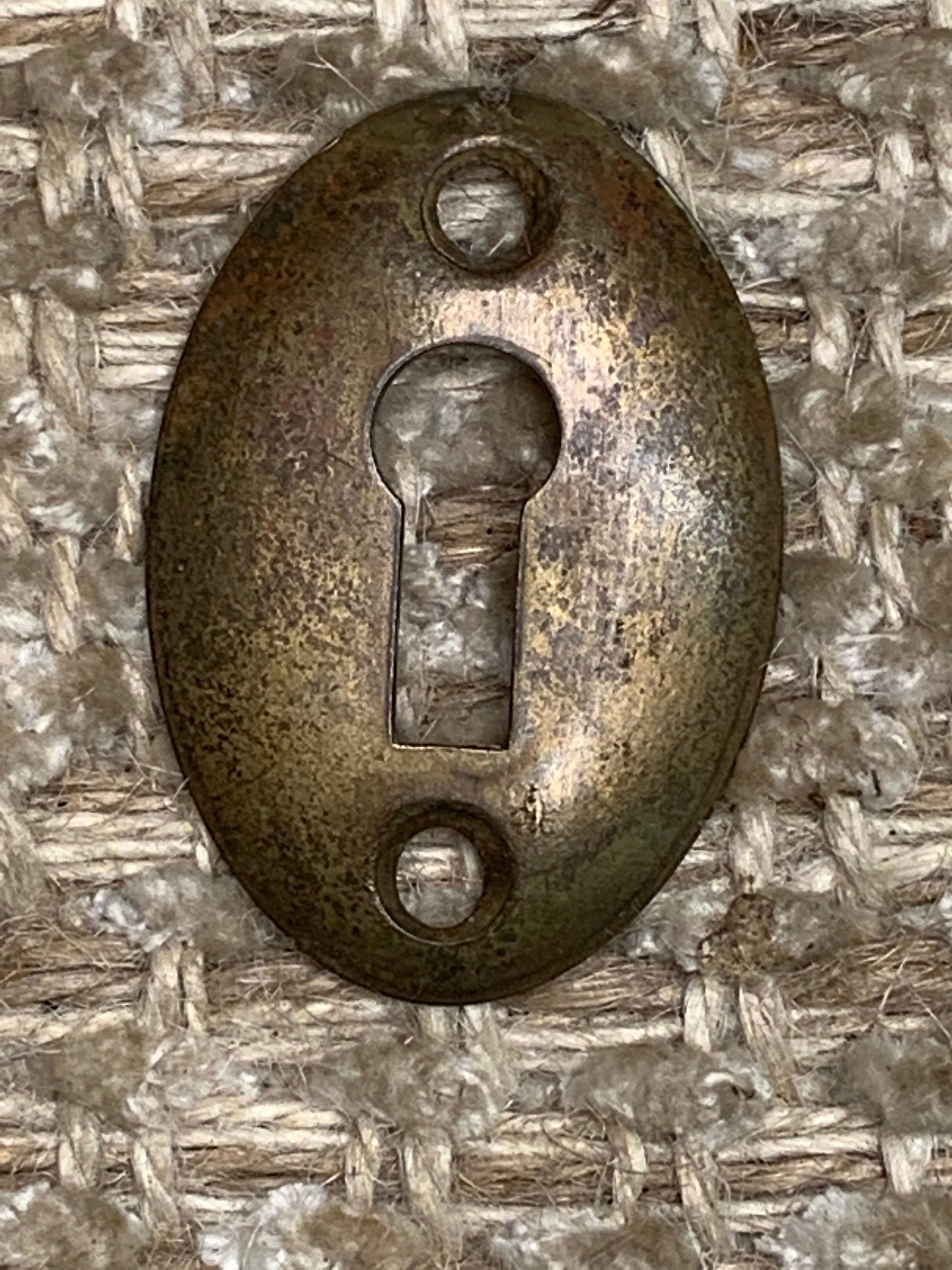 Antique Brass Key Hole Cover Escutcheon