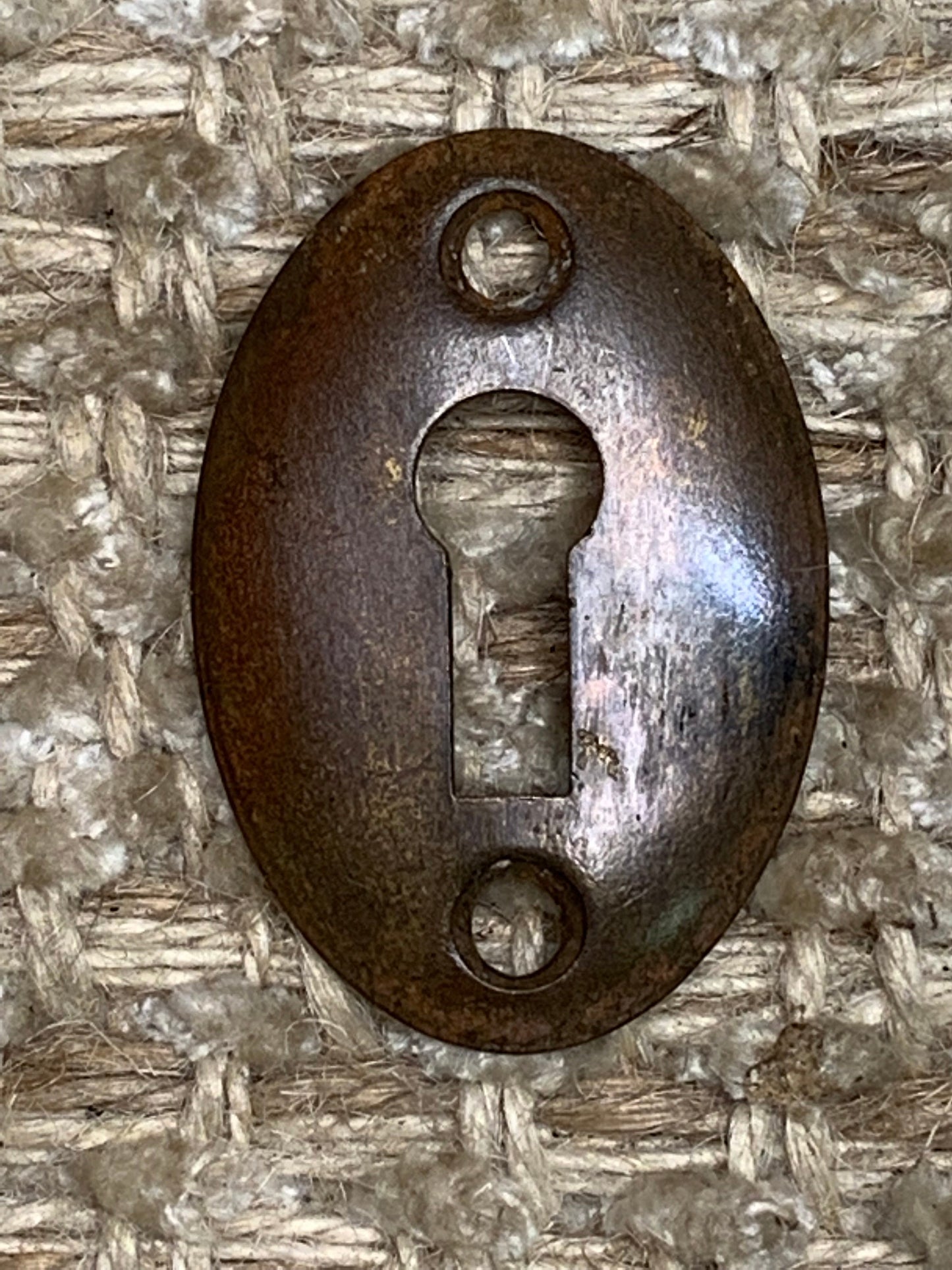 Antique Brass Key Hole Cover Escutcheon