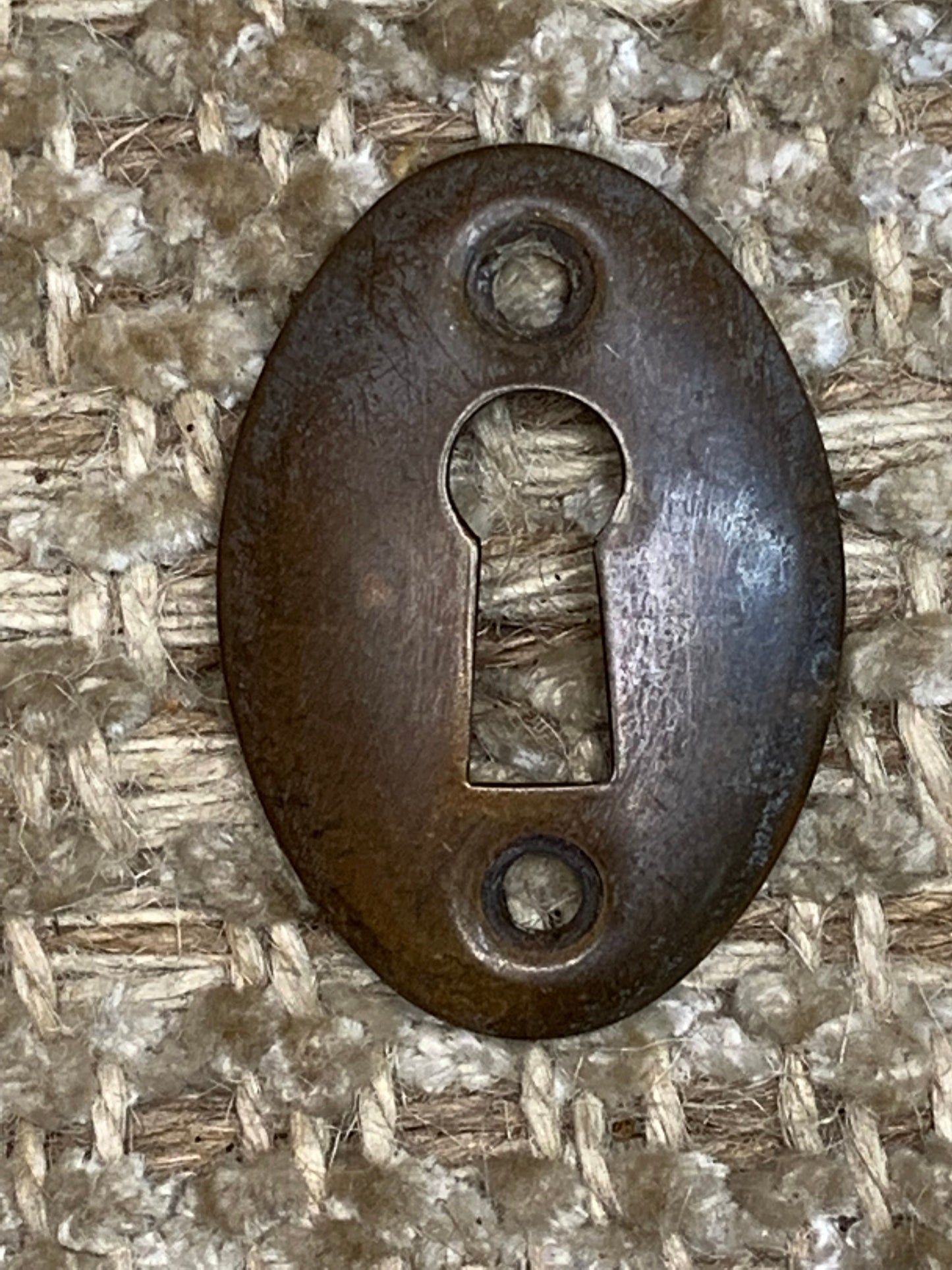 Antique Brass Key Hole Cover Escutcheon