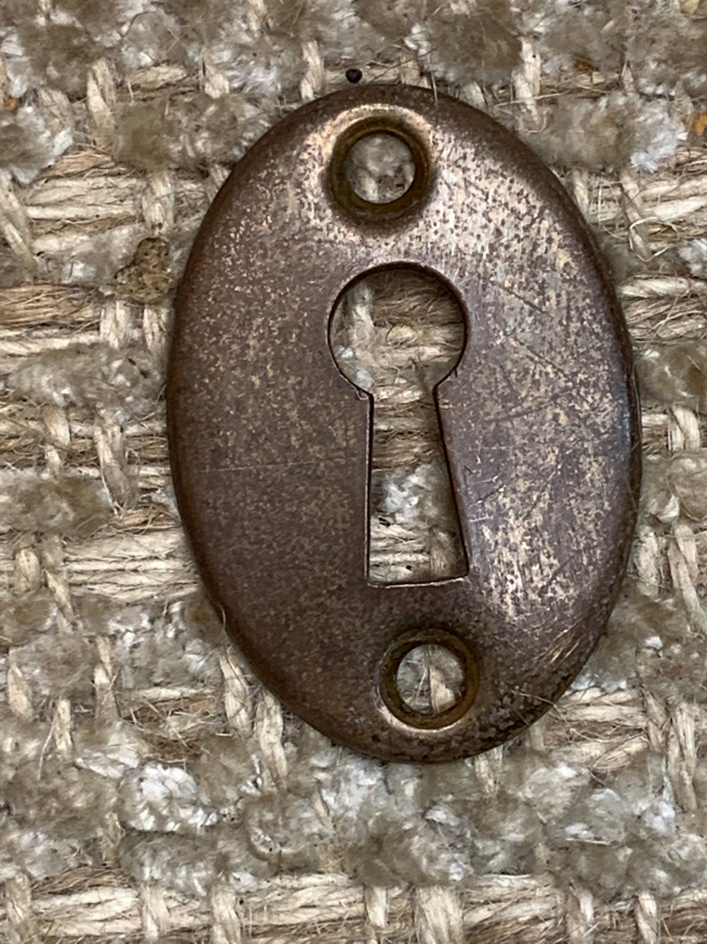 Antique Brass Key Hole Cover Escutcheon