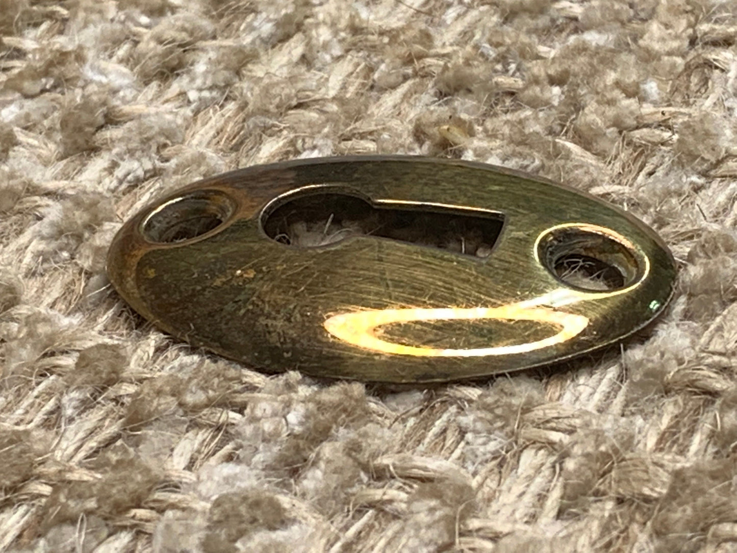 Antique Brass Key Hole Cover Escutcheon