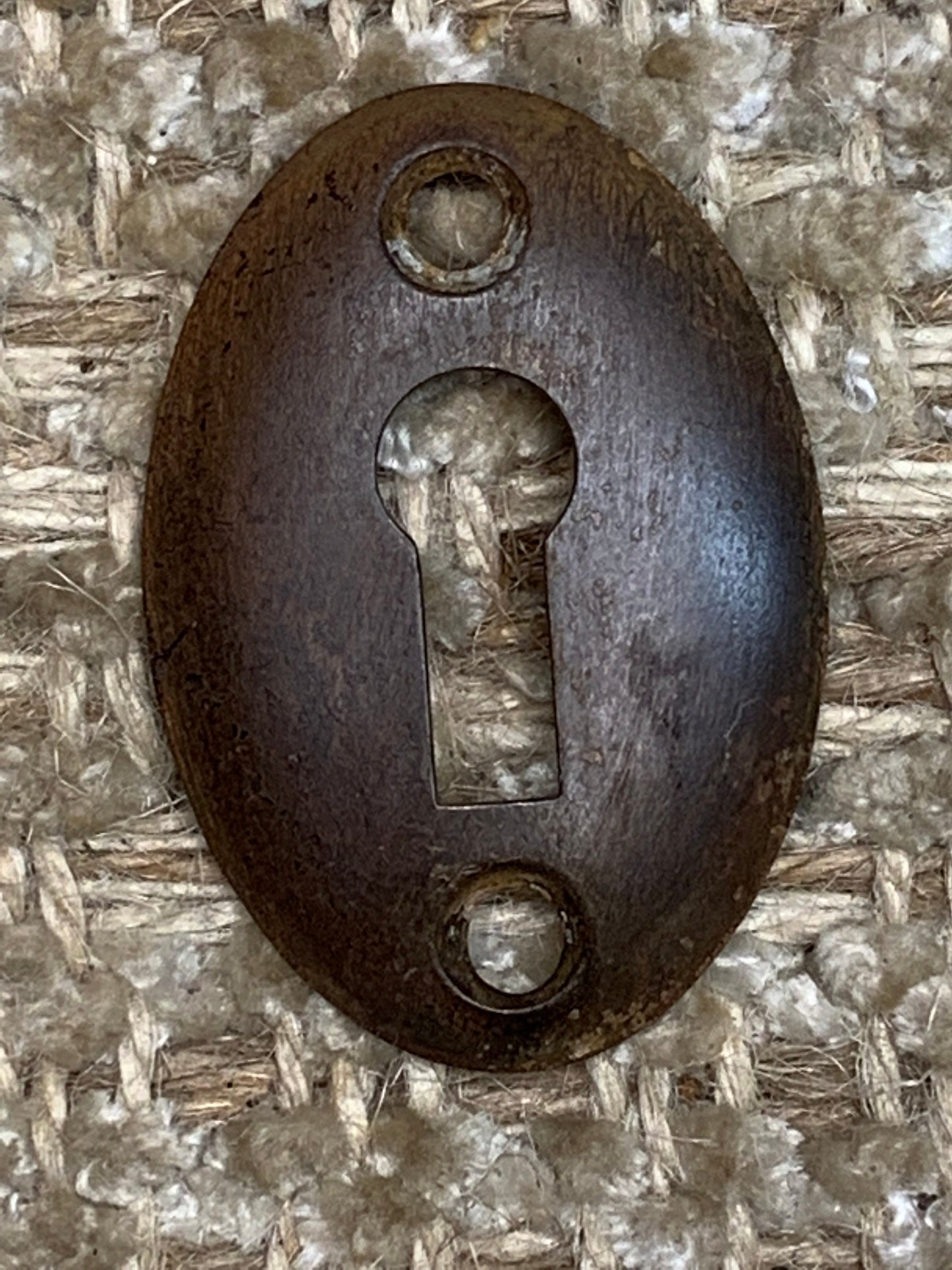 Antique Brass Key Hole Cover Escutcheon