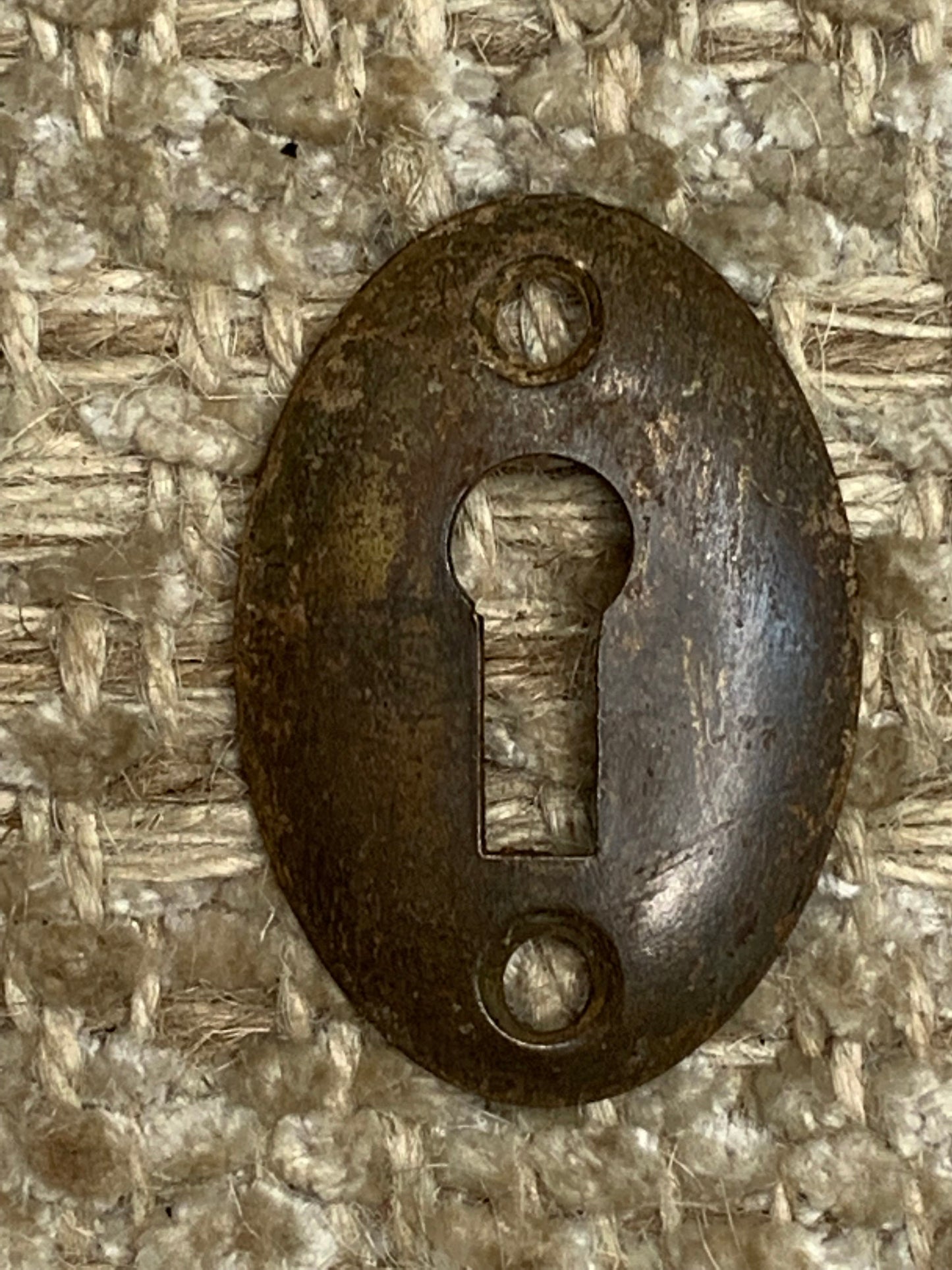 Antique Brass Key Hole Cover Escutcheon