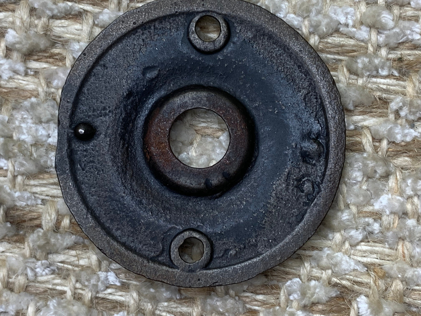 2 1/16" Cast Iron Rosette Escutcheon For Door Knob