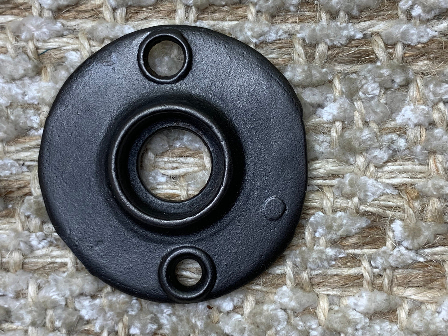 1 13/16" Cast Iron Rosette Escutcheon For Door Knob