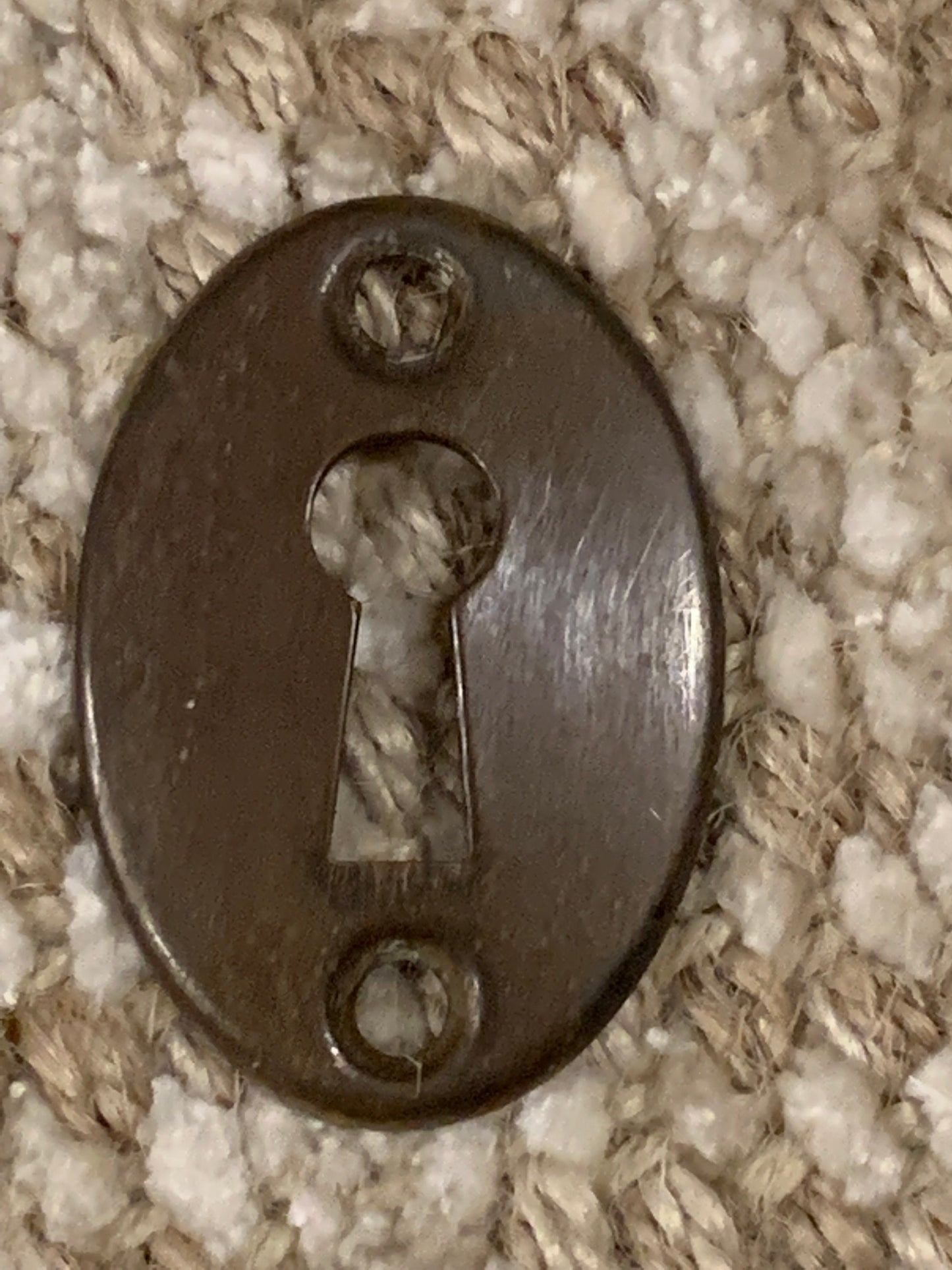 Antique Brass Key Hole Cover Escutcheon