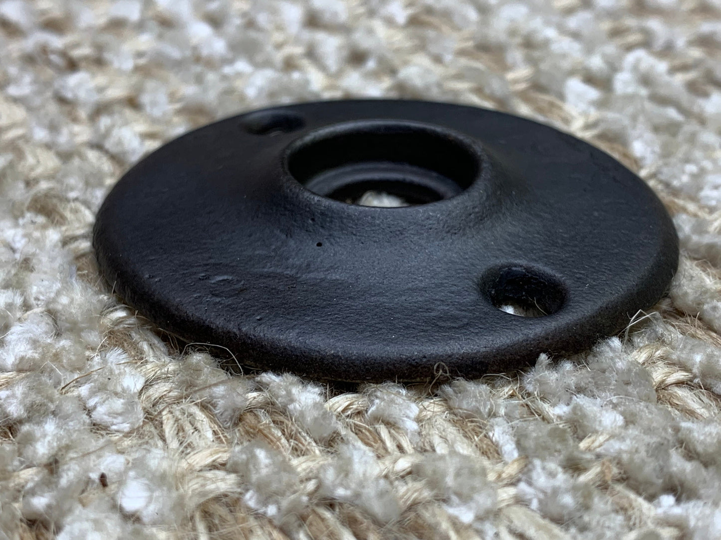 2 1/16" Cast Iron Rosette Escutcheon For Door Knob