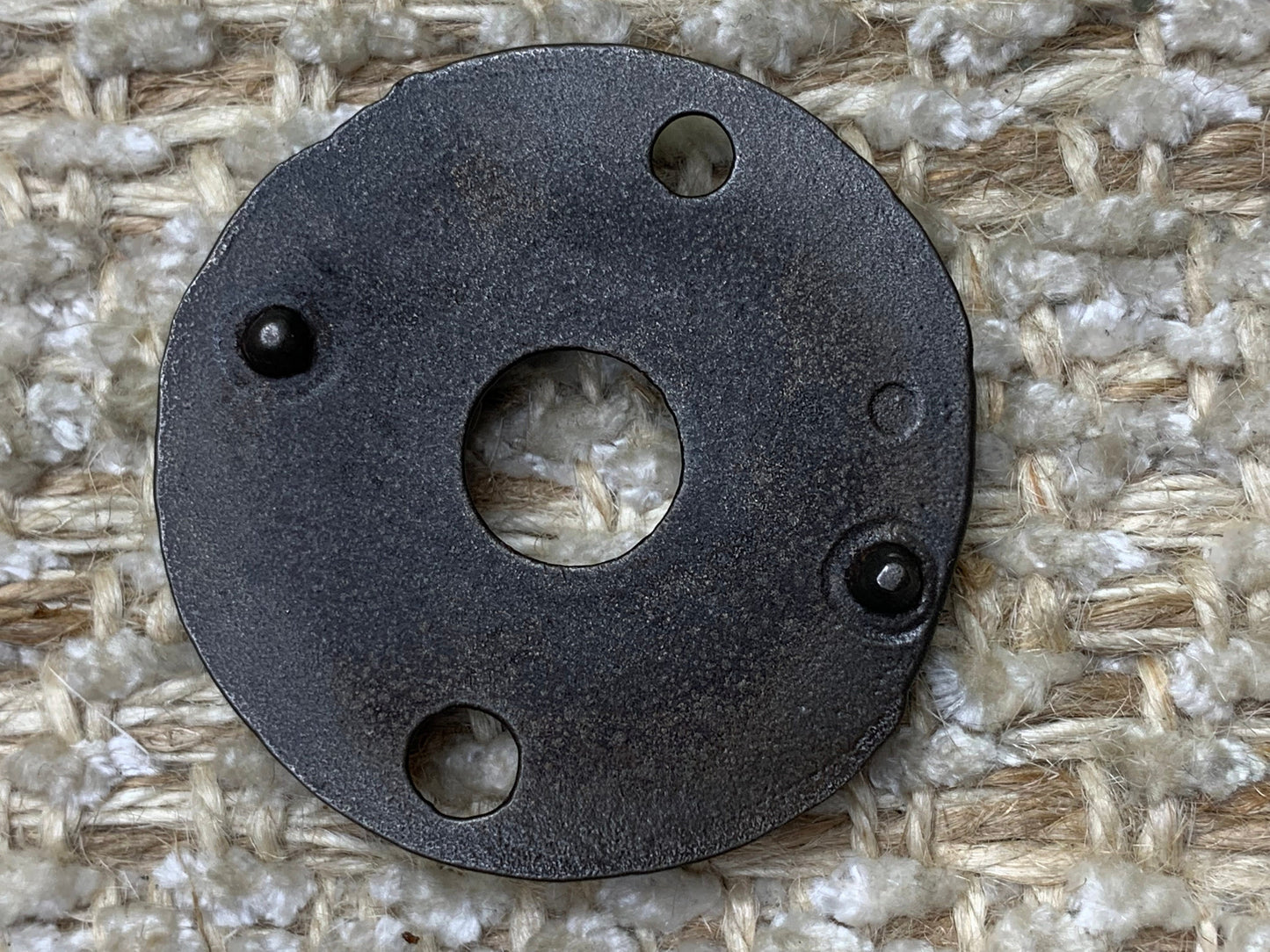 1 13/16" Cast Iron Rosette Escutcheon For Door Knob