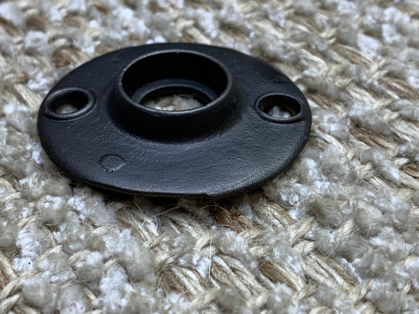 1 13/16" Cast Iron Rosette Escutcheon For Door Knob